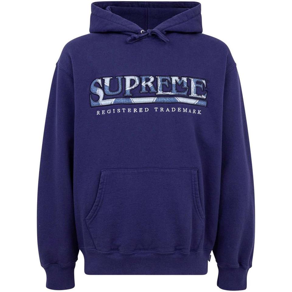 Supreme Amazing Denim Logo パーカー 青 | JP491AP