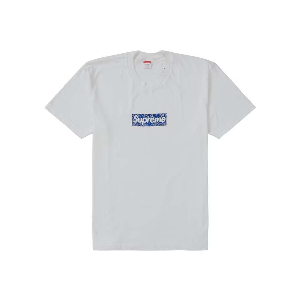 Supreme Bandana Box Logo Tシャツ 白 | JP203OR