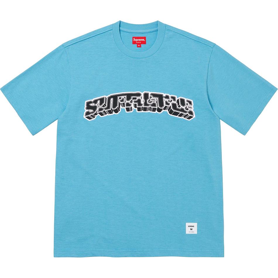 Supreme Block Arc S/S Top セーター 青 | JP331UT