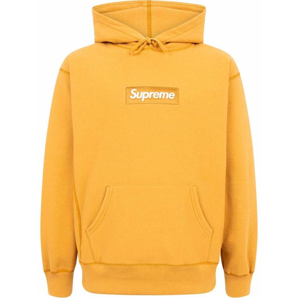 Supreme Box Logo パーカー 黄色 | JP488IS