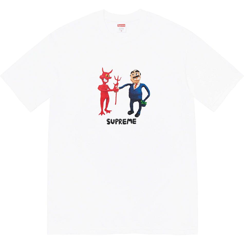 Supreme Business Tee Tシャツ 白 | JP217VD