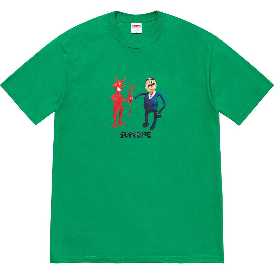 Supreme Business Tee Tシャツ 緑 | JP214ZG