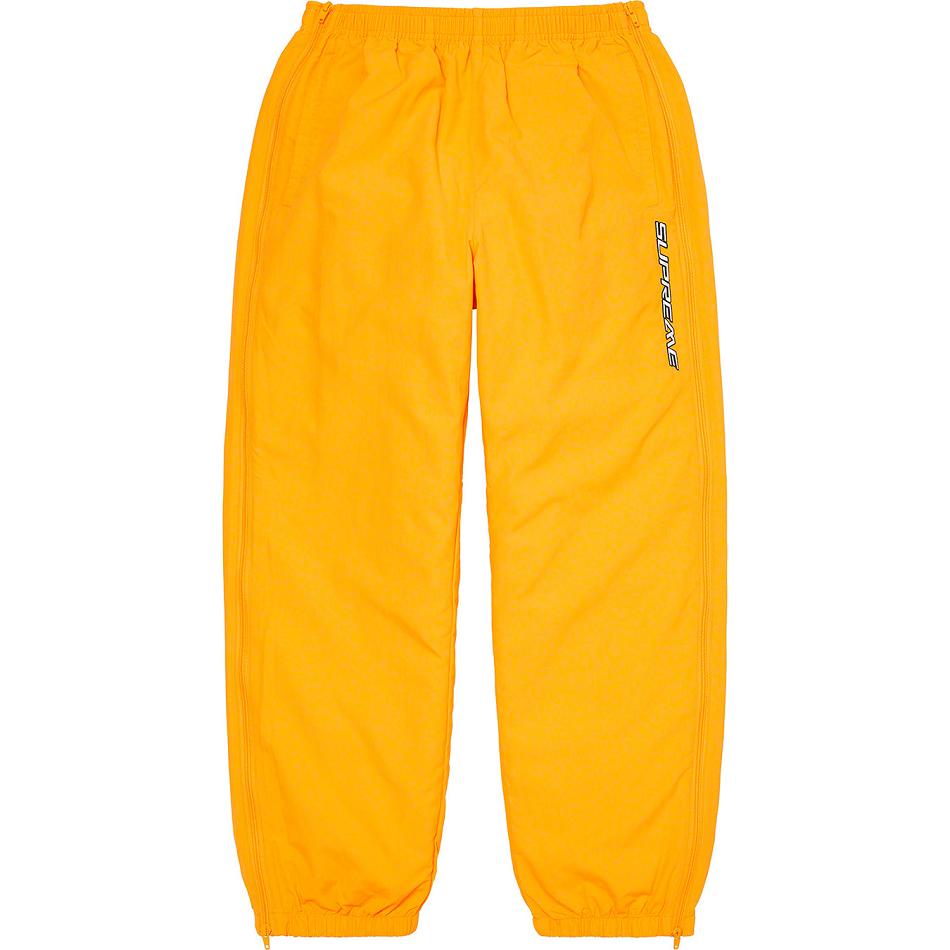 Supreme Full Zip Baggy Warm Up Pant ズボン 黄色 | JP429QZ