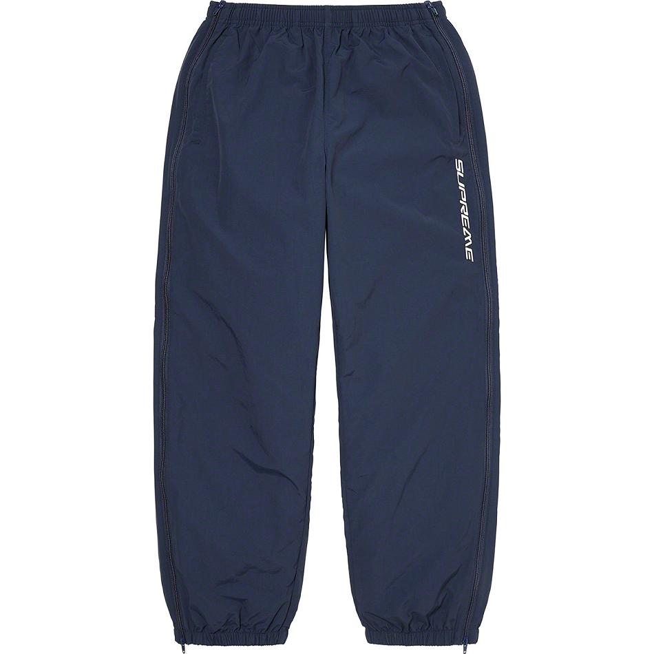 Supreme Full Zip Baggy Warm Up Pant ズボン ネイビー | JP430WY