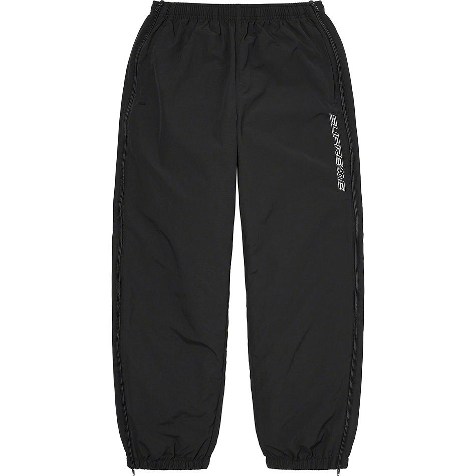 Supreme Full Zip Baggy Warm Up Pant ズボン 黒 | JP432RW