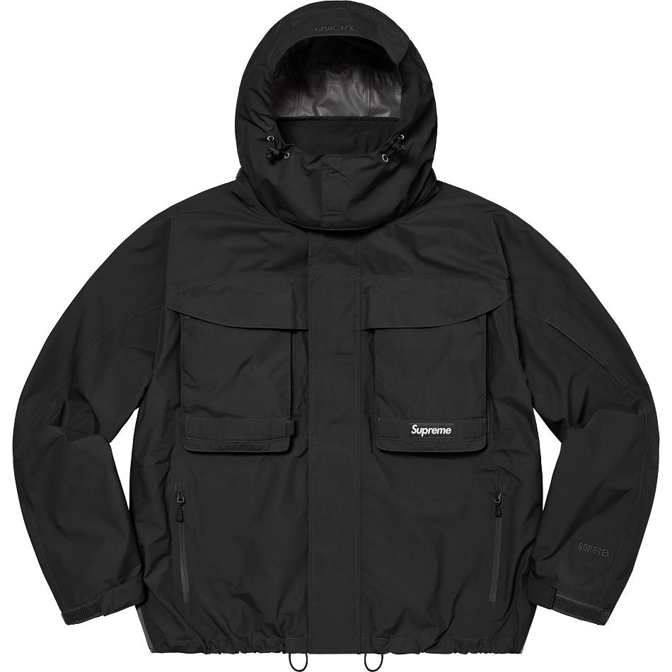 Supreme GORE-TEX PACLITE® 軽量 Shell ジャケット 黒 | JP447LH