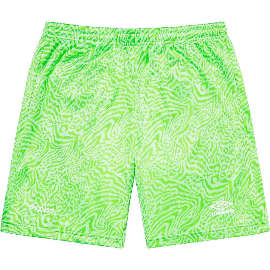 Supreme Jacquard Animal Print Soccer ショーツ 緑 | JP362SO