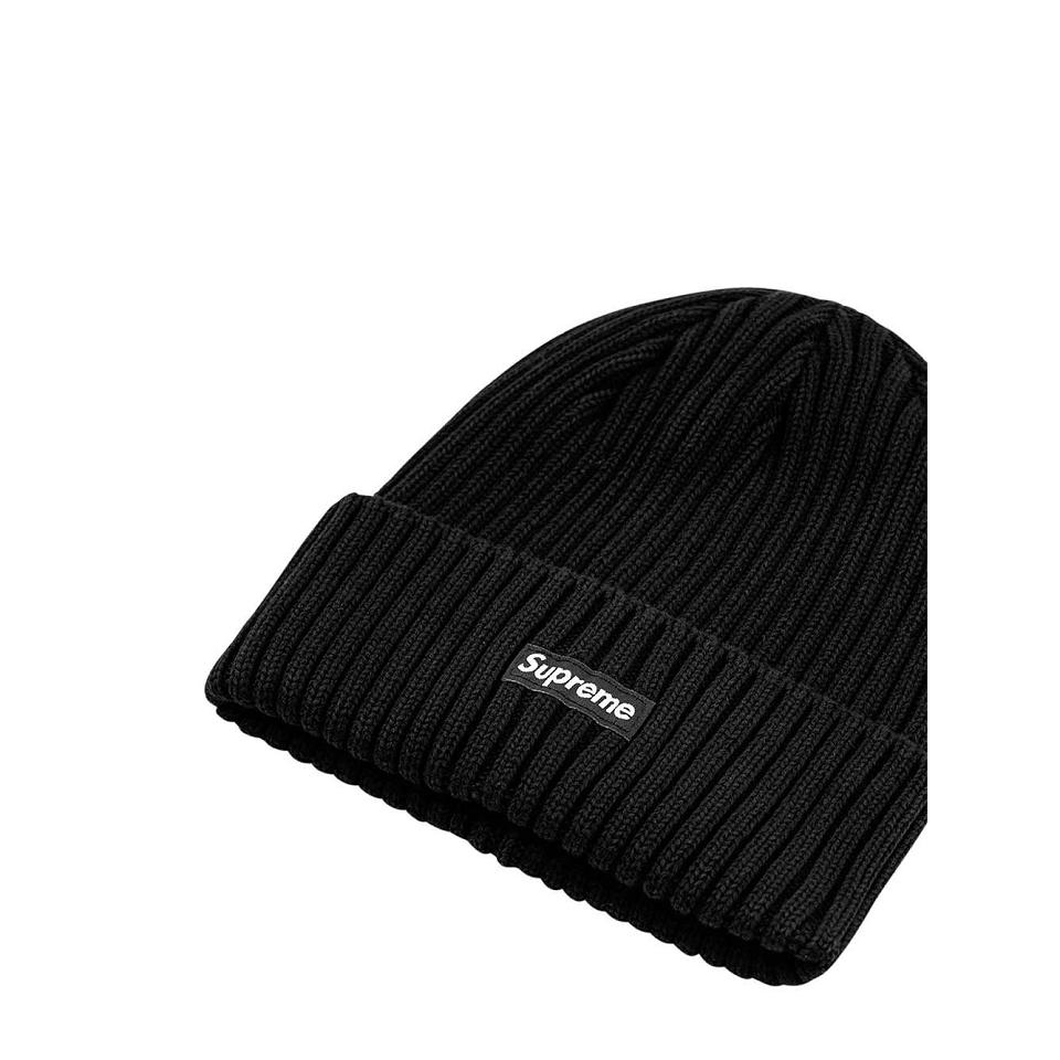 Supreme Overdyed Logo Beanie ハット 黒 | JP108KI