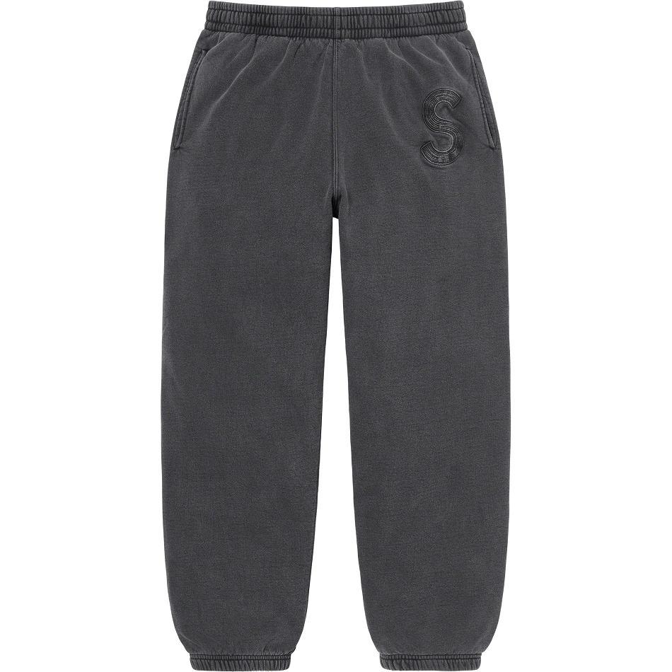 Supreme Overdyed S Logo Sweatpant ズボン 黒 | JP403QZ