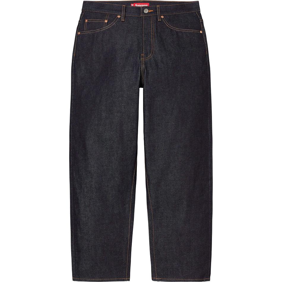 Supreme Rigid Baggy Jean ズボン 黒 | JP427NB