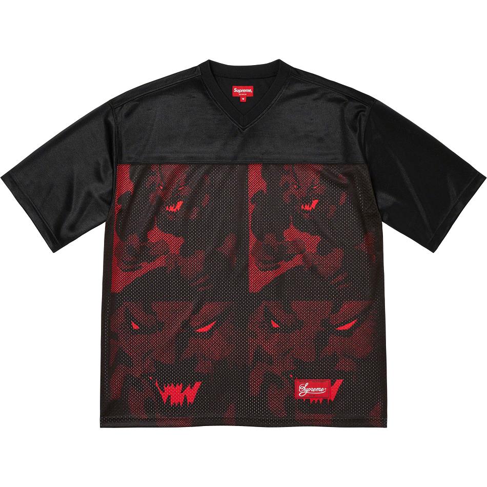 Supreme Ronin Football Jersey セーター 黒 | JP305UT