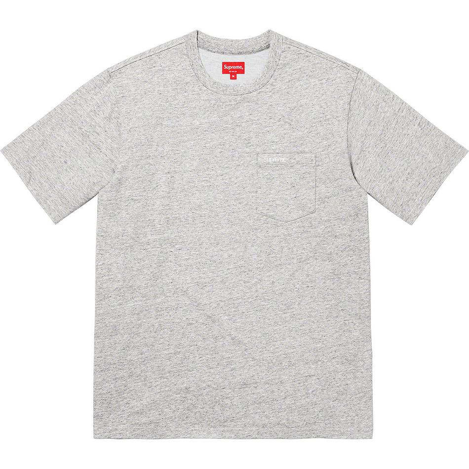 Supreme S/S Pocket Tee セーター グレー | JP319XF