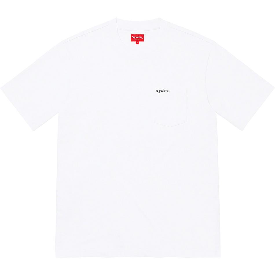 Supreme S/S Pocket Tee セーター 白 | JP322BC