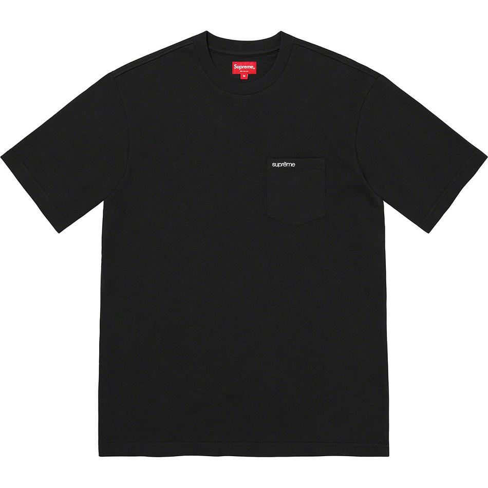 Supreme S/S Pocket Tee セーター 黒 | JP320CE