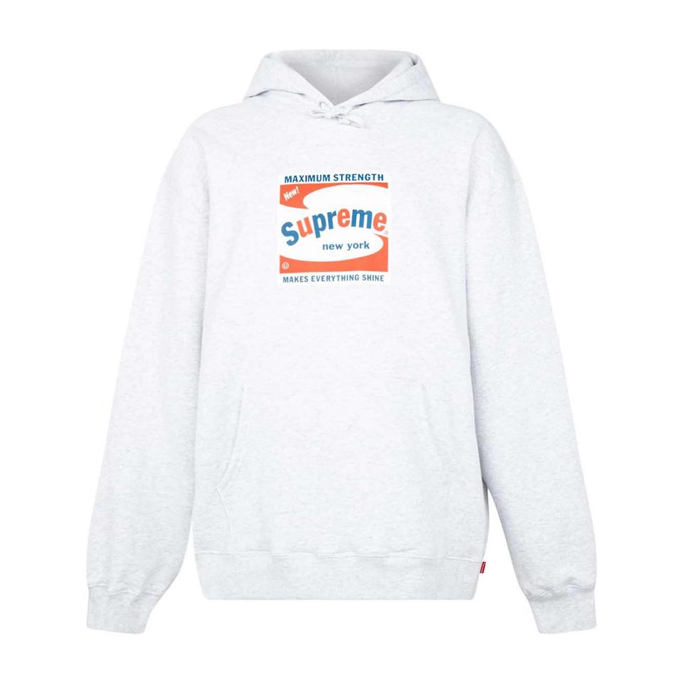 Supreme Shine Logo Print パーカー 白 | JP468FM