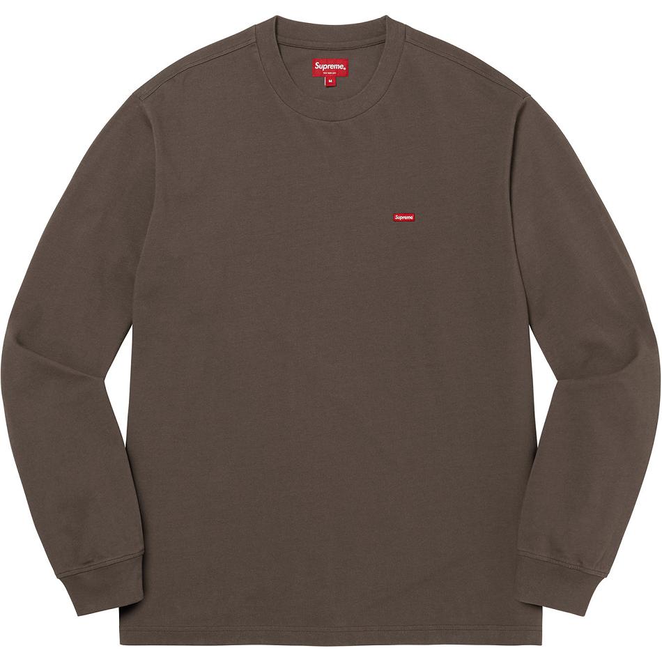 Supreme Small Box L/S Tee セーター ブラウン | JP341JJ