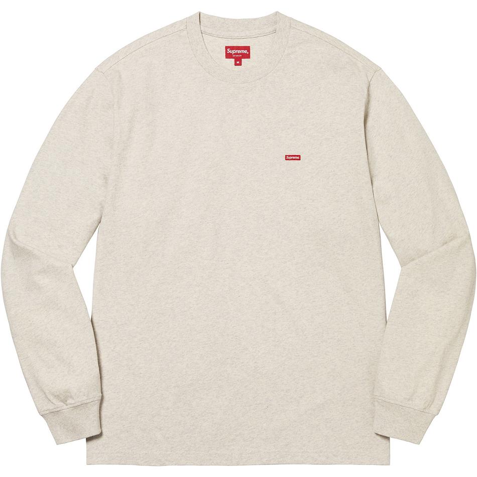 Supreme Small Box L/S Tee セーター ベージュ | JP343LH