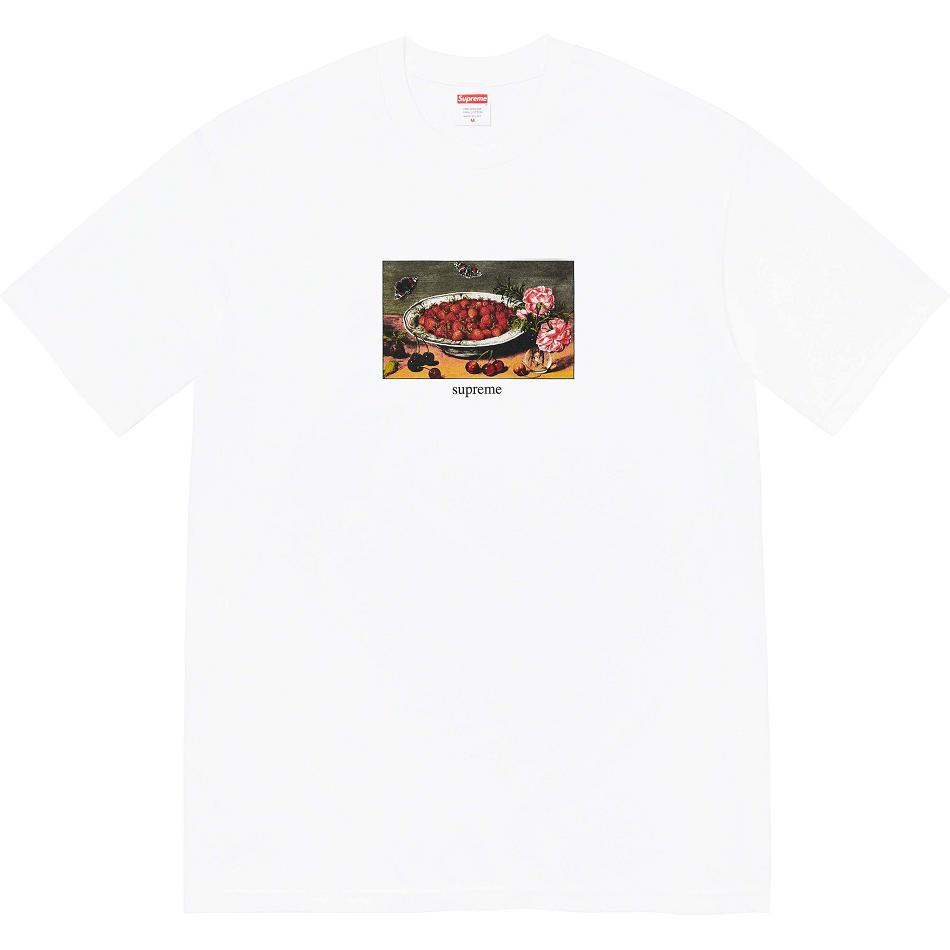 Supreme Strawberries Tee Tシャツ 白 | JP250RW