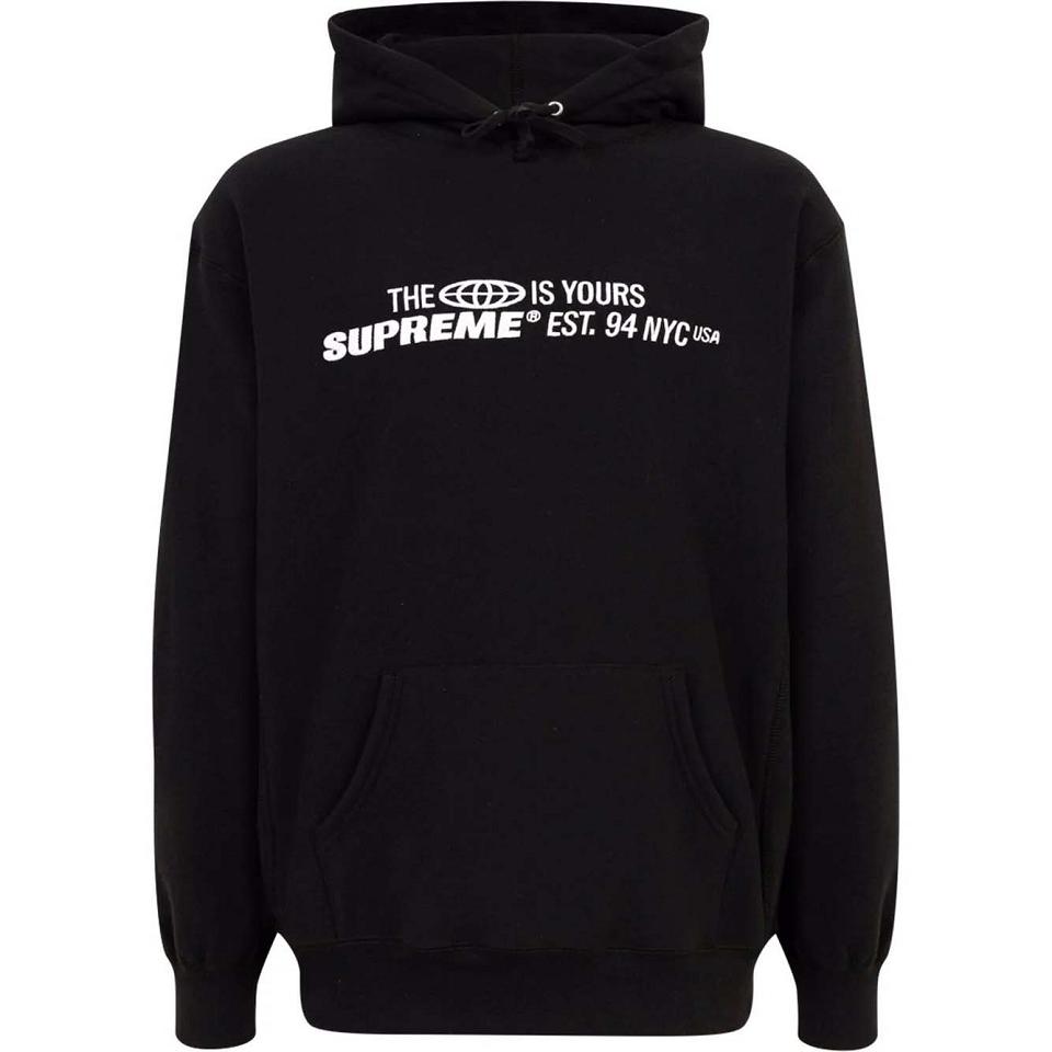 Supreme The World Is Yours Printed パーカー 黒 | JP463OR