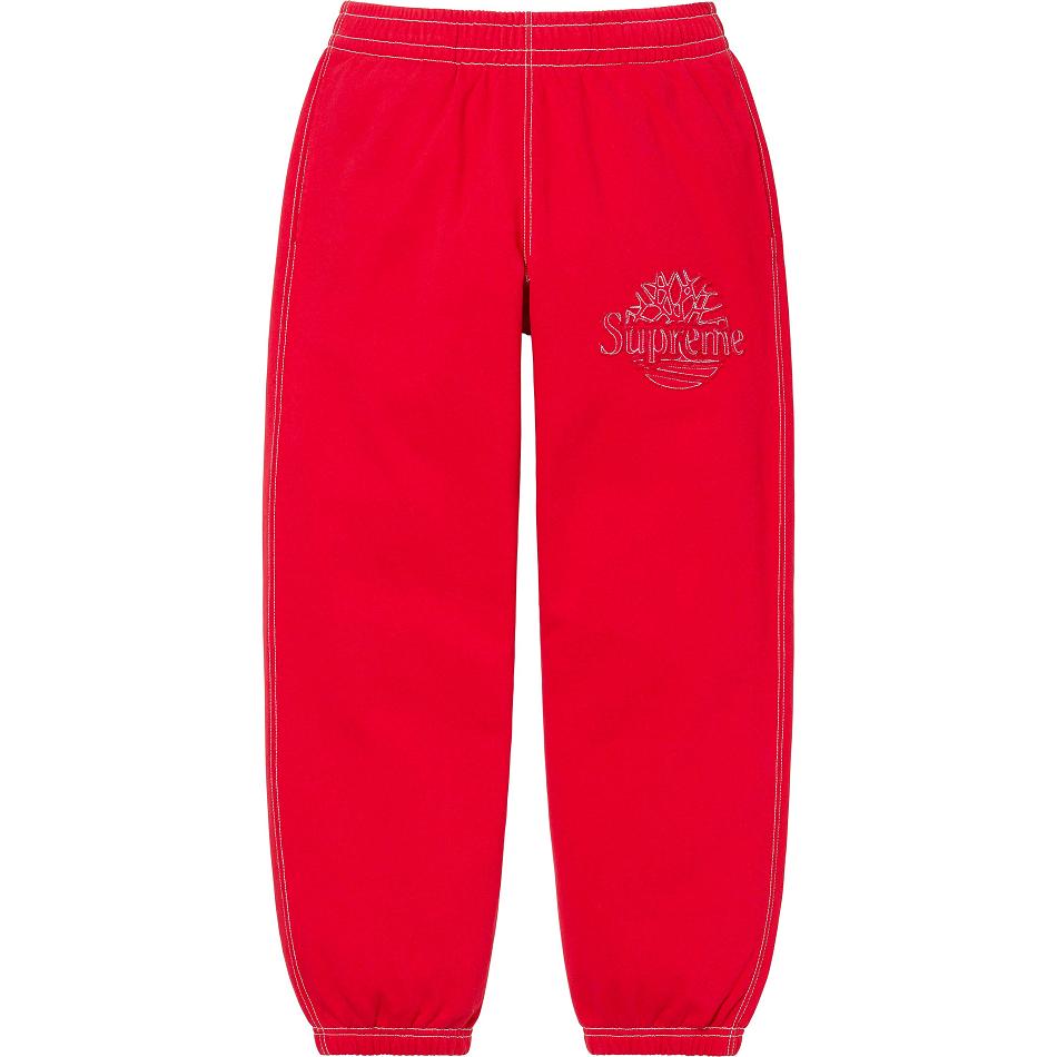 Supreme Timberland® Sweatpant ズボン 赤 | JP409UT