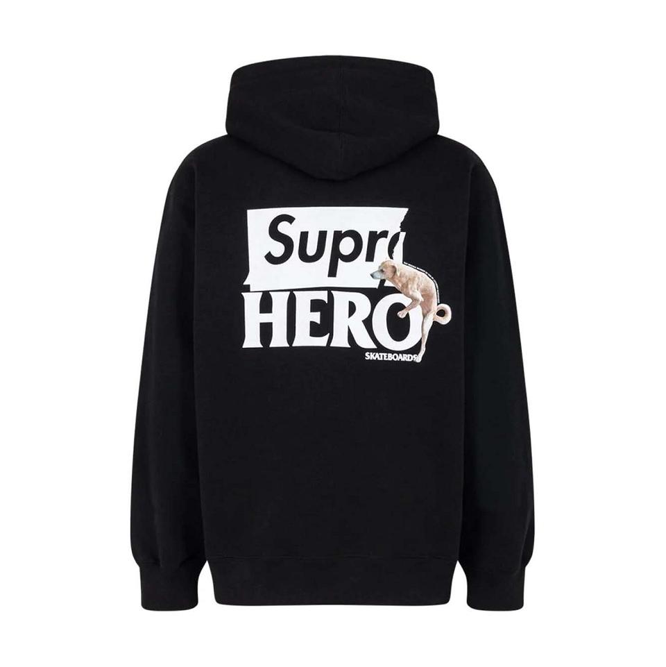 Supreme X Antihero パーカー 黒 | JP459TV