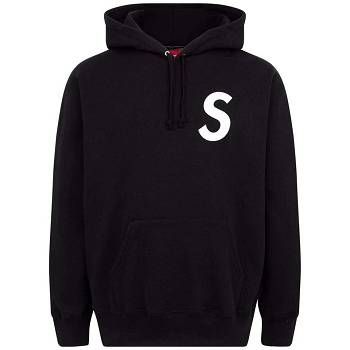 Supreme S Logo Split パーカー 黒 | JP469GL