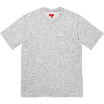 Supreme S/S Pocket Tee セーター グレー | JP319XF