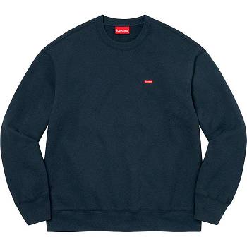 Supreme Small Box Crewneck スウェットシャツ ネイビー | JP284SO