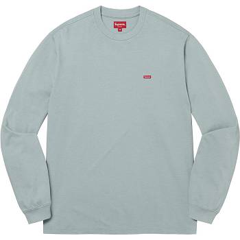 Supreme Small Box L/S Tee セーター ターコイズ | JP345XF