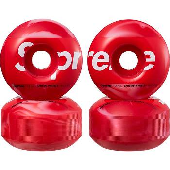 Supreme Spitfire® Shop Wheels (Set of 4) Skateboard アクセサリー 赤 | JP174YU