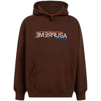 Supreme USA パーカー ブラウン | JP462IS