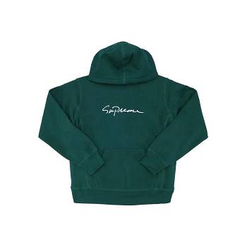 Supreme クラシック Script フード付き スウェットシャツ 緑 | JP268CE